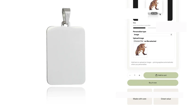 Souvely: Product Personalizer