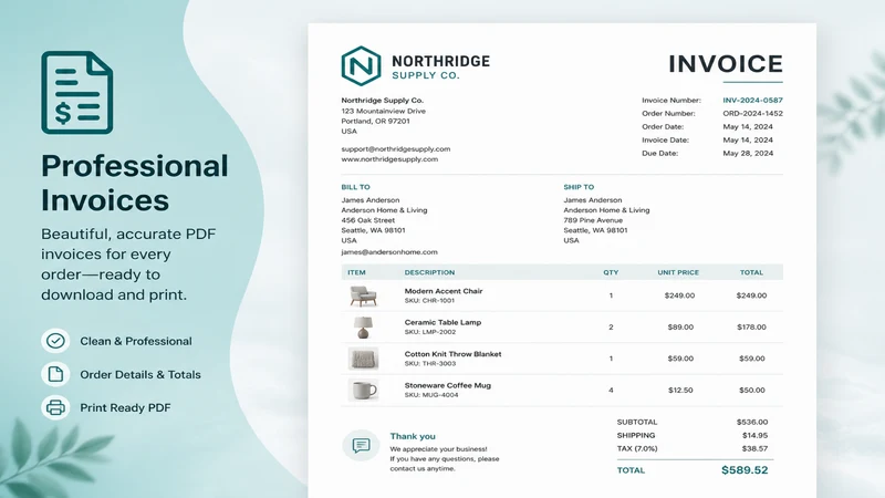 OrderPrinterAuto Invoice