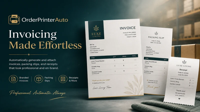 OrderPrinterAuto Invoice