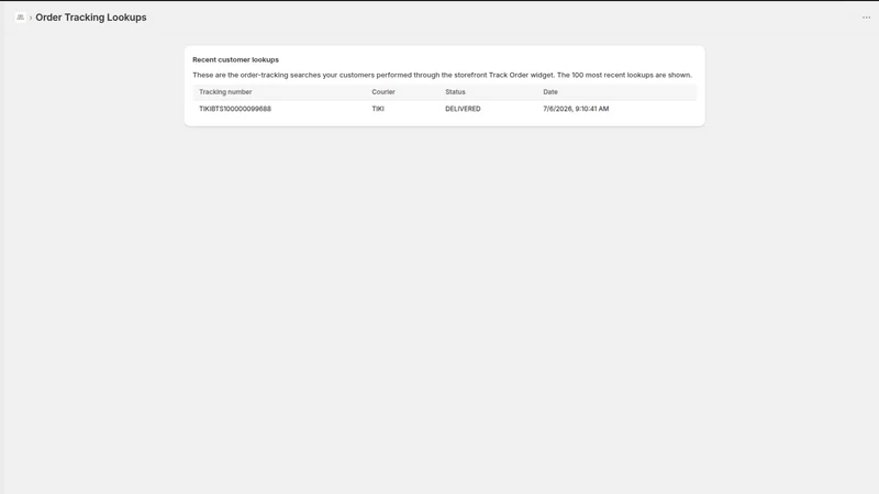 Makasee Order Tracking App