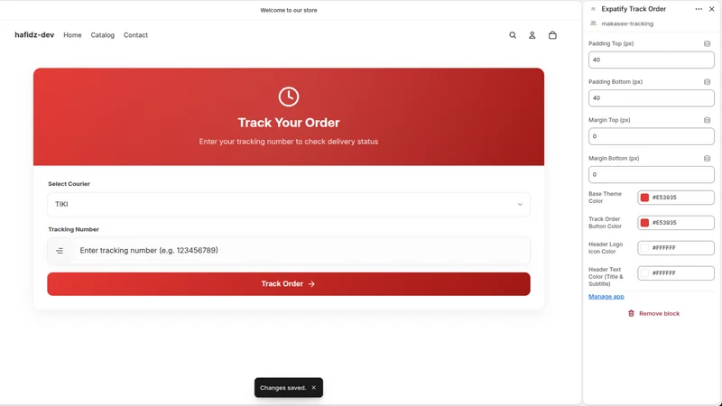 Makasee Order Tracking App