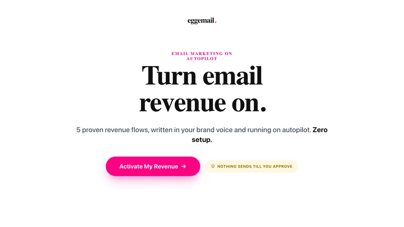 eggemail. Abandoned Cart Email