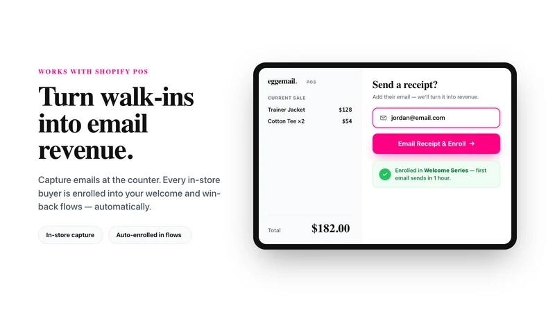 eggemail. Abandoned Cart Email