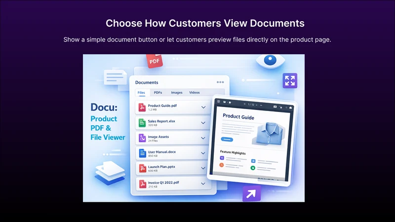 Docu Product PDF & File Viewer