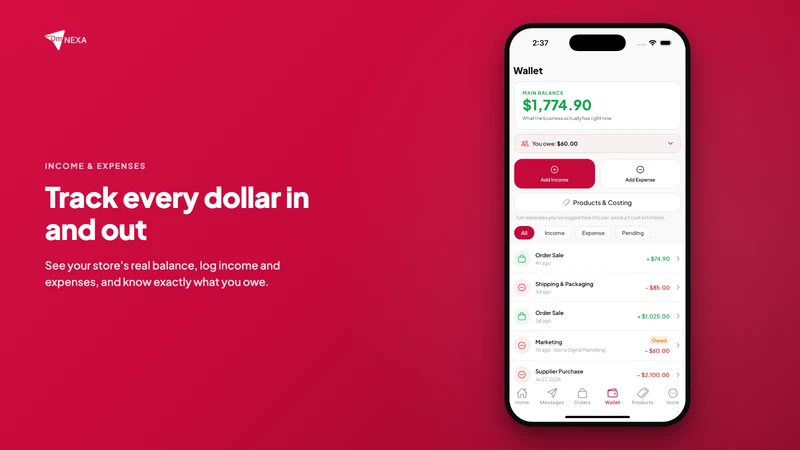 DM Nexa ‑ Orders & Expenses