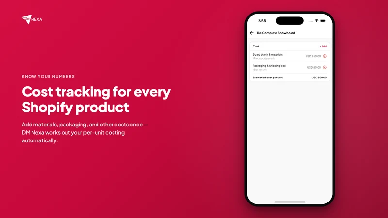 DM Nexa ‑ Orders & Expenses