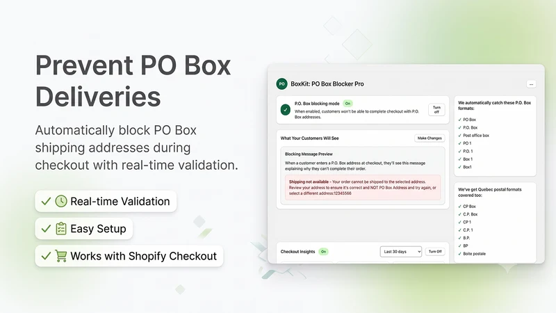 BoxKit: PO Box Blocker Pro