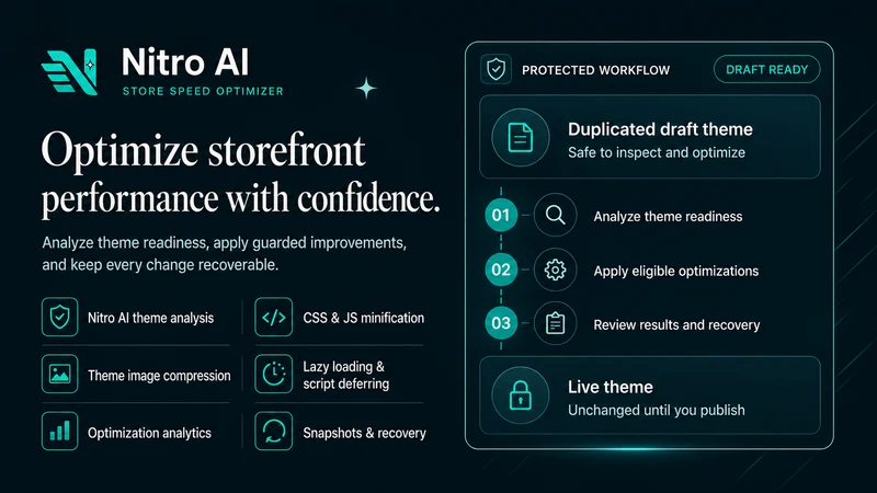 Nitro AI Store Speed Optimizer