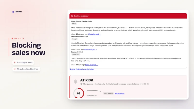 Rabbot: SEO & Feed Monitor