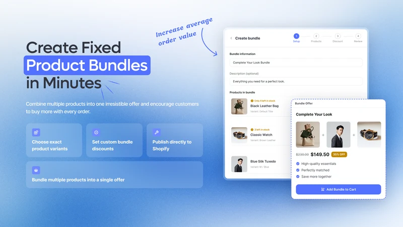 Bundlefic: AOV Product Bundles