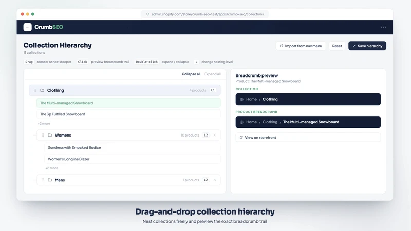 Breadcrumbs & Schema by NA