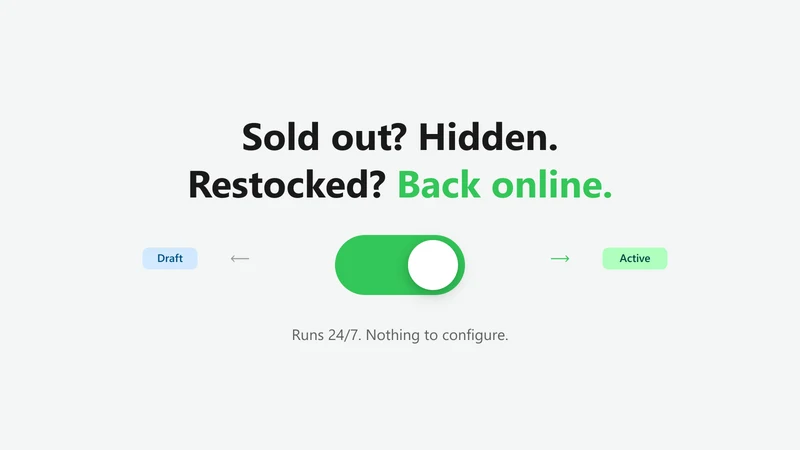 Auto‑Hide Sold Out