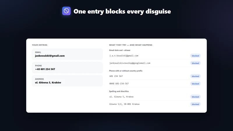 Zvanta Blocklist