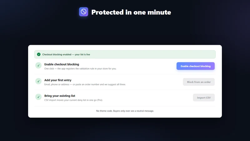 Zvanta Blocklist