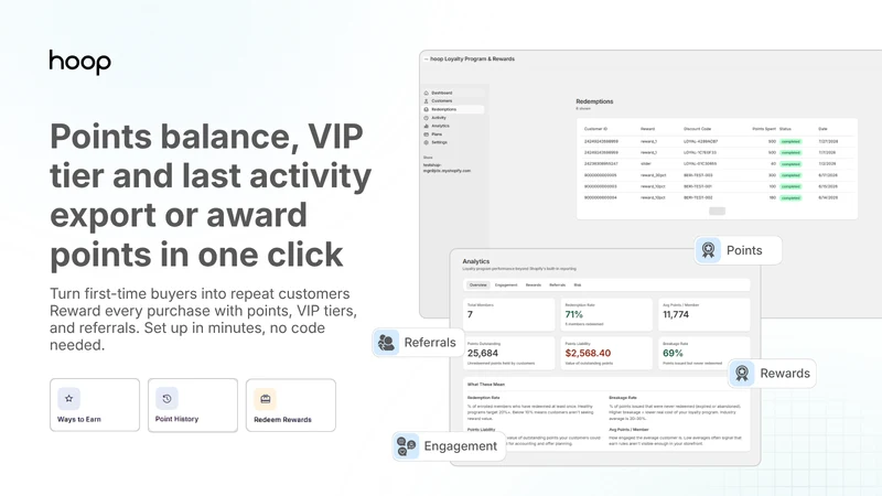 hoop Loyalty Program & Rewards
