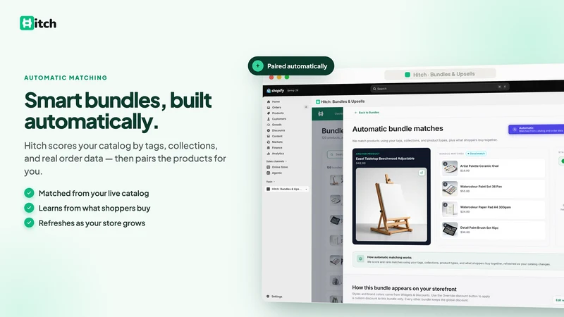 Hitch: Bundles & Upsells