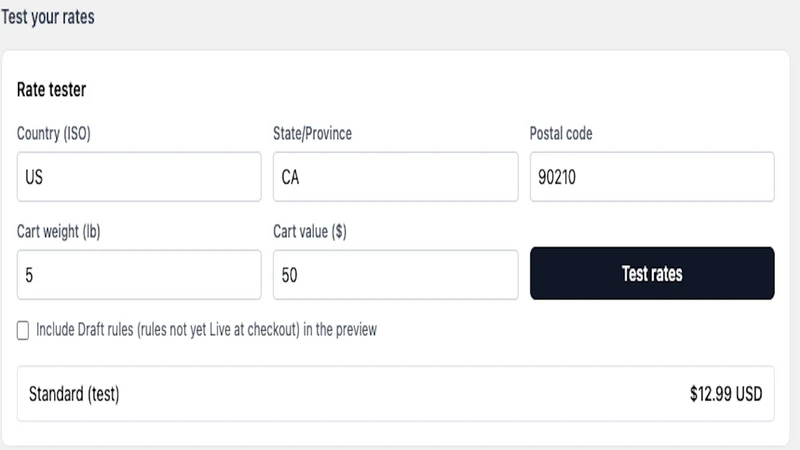 Cozy Shipping Rules and Rates