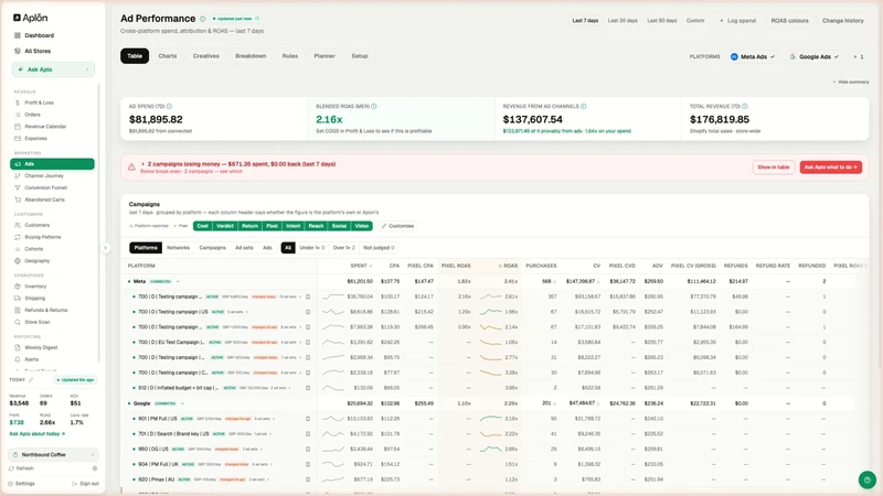Aplon: AI Profit Analytics
