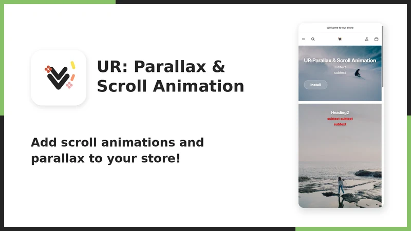 UR:Parallax & Scroll Animation
