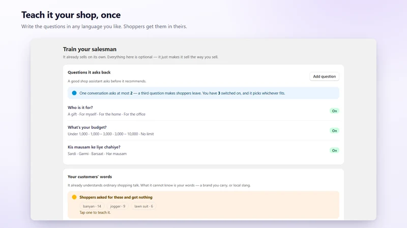 VoiceCart: Ai Sales Agent