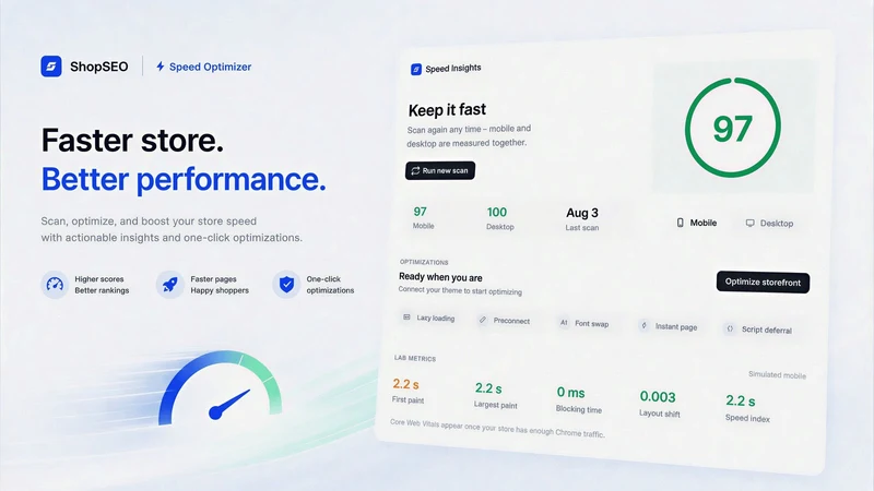 ShopSEO: Speed Optimizer