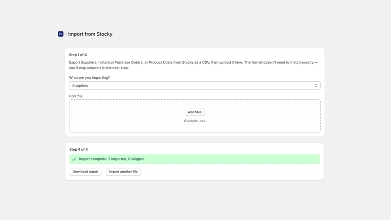 Purveyo ‑ Purchase Orders
