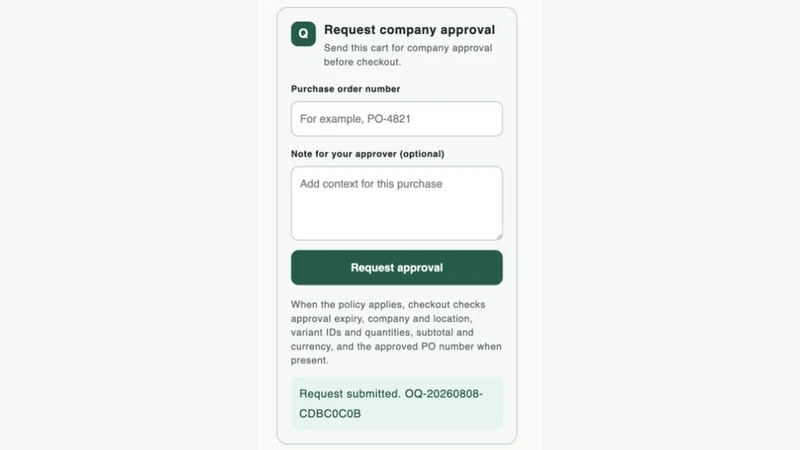 OrderQuorum B2B Approvals