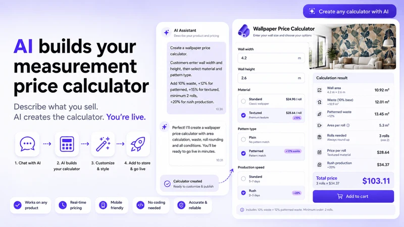 AI Builds your Calculator