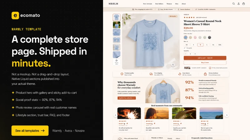 Ecomato ‑ AI Store Builder