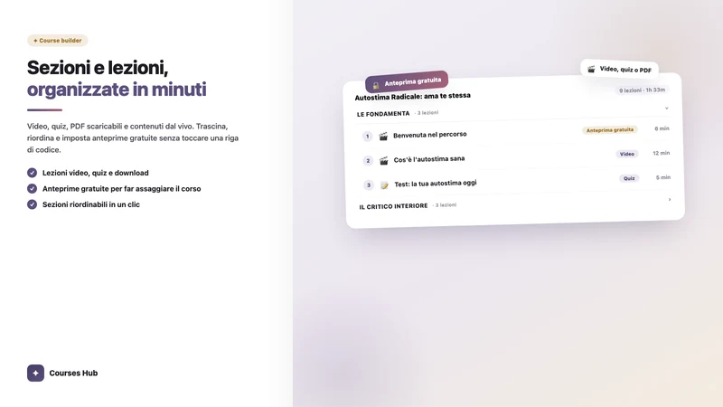 Courses Hub ‑ Sell Courses