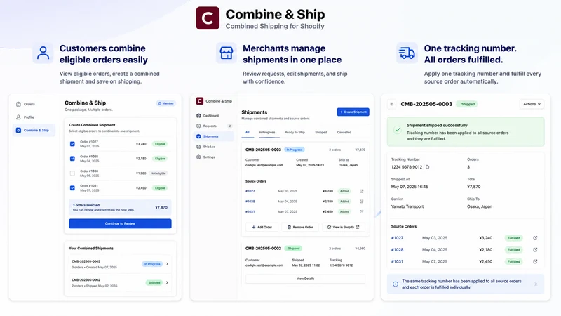 Combined Shipping