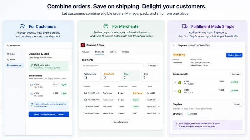 Combined Shipping