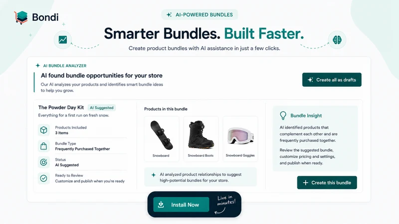 Bondi: Bundles & Volume
