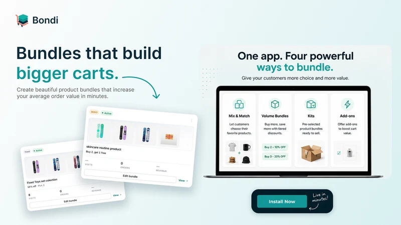 Bondi: Bundles & Volume