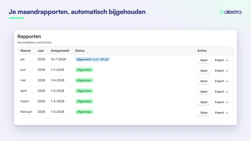 Alestra ‑ Receipts