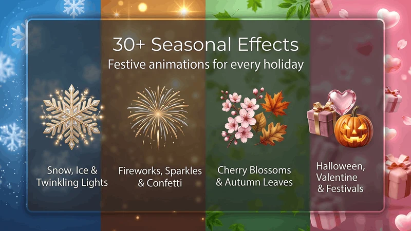 SeasonFX ‑ Snowfall & Holiday