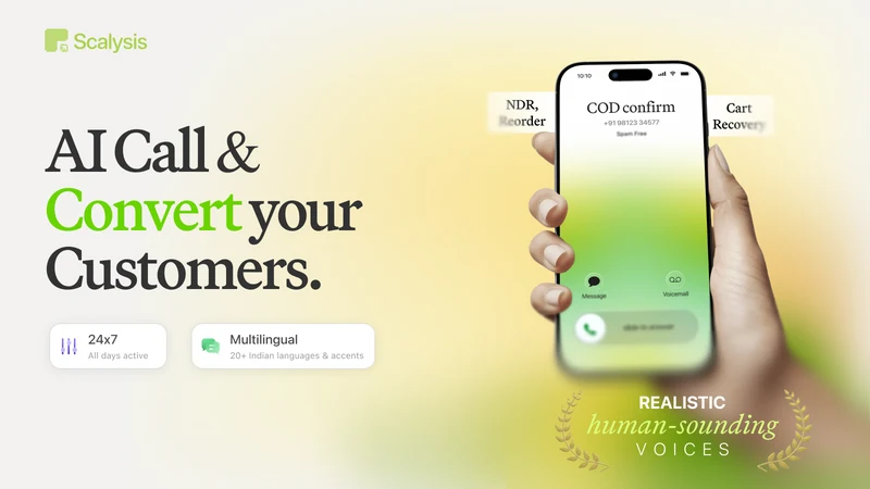 Scalysis: Voice AI for D2C