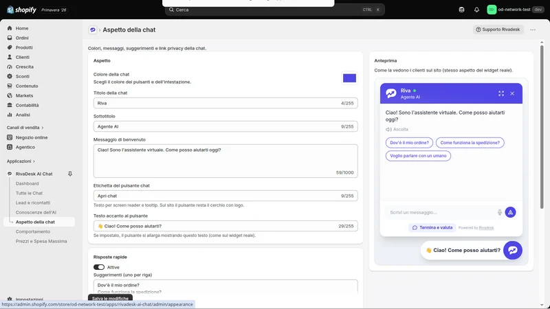 RivaDesk AI Chat