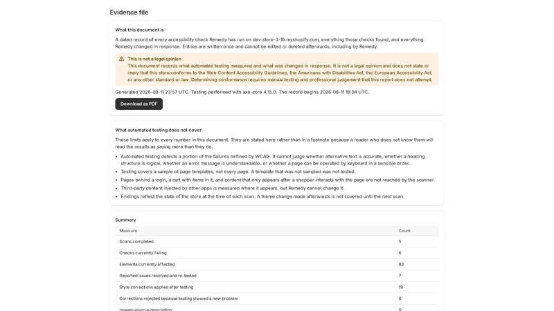 Remedy ‑ ADA, WCAG & EAA Fixes
