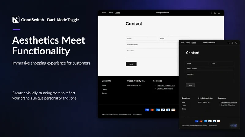 GoodSwitch ‑ Dark Mode Toggle