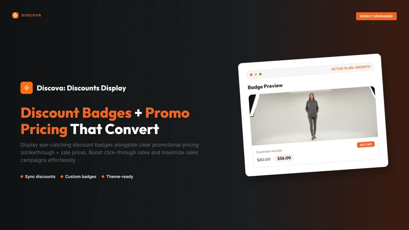 Discova: Discounts Display