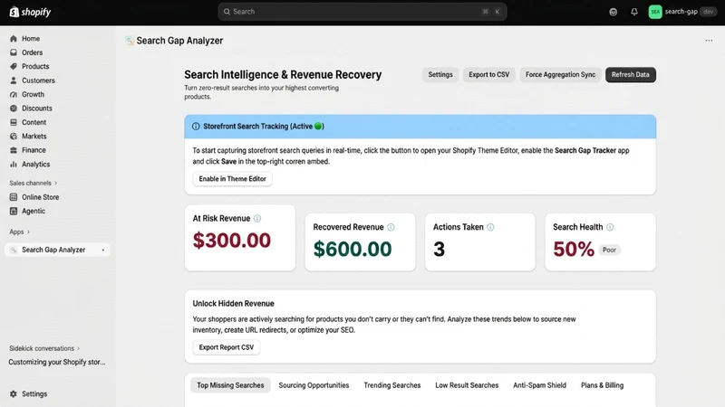 Search Gap Analyzer : Discover