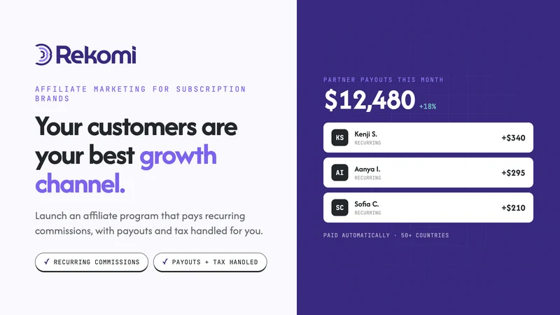 Rekomi Affiliate Marketing