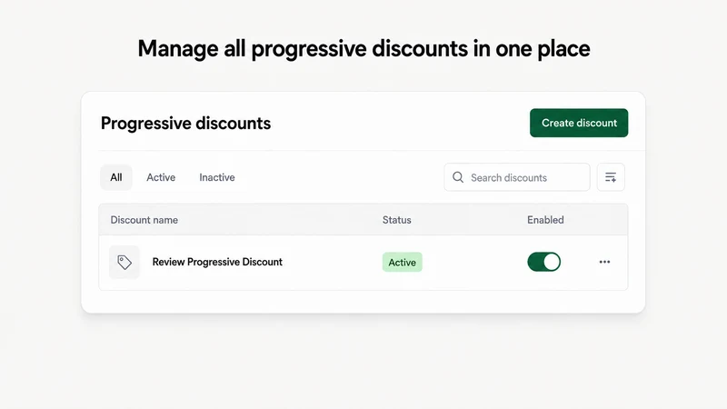 DealUp Bulk & Tiered Discounts