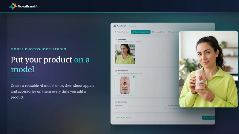 NovaBrand ‑ AI Product Photos