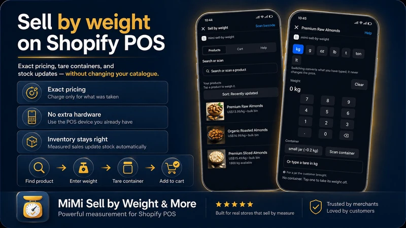 Sell by Weight & More for POS