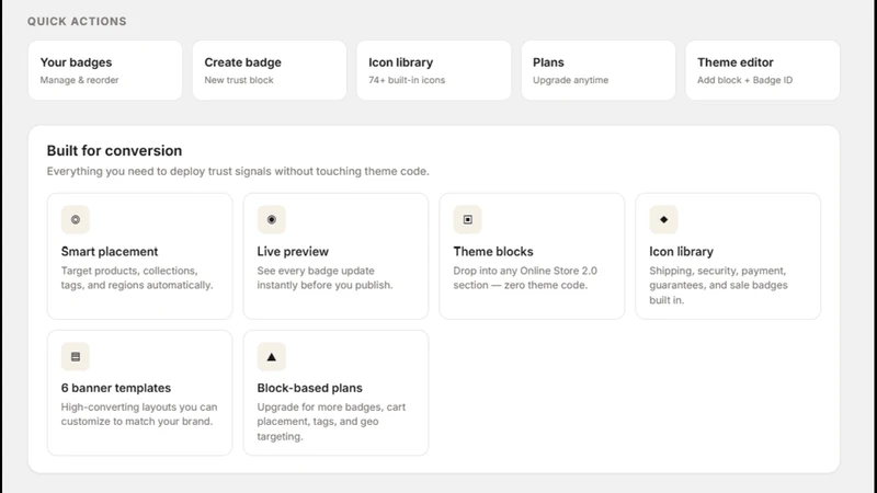 BadgeWeft Trust Badges & Icons