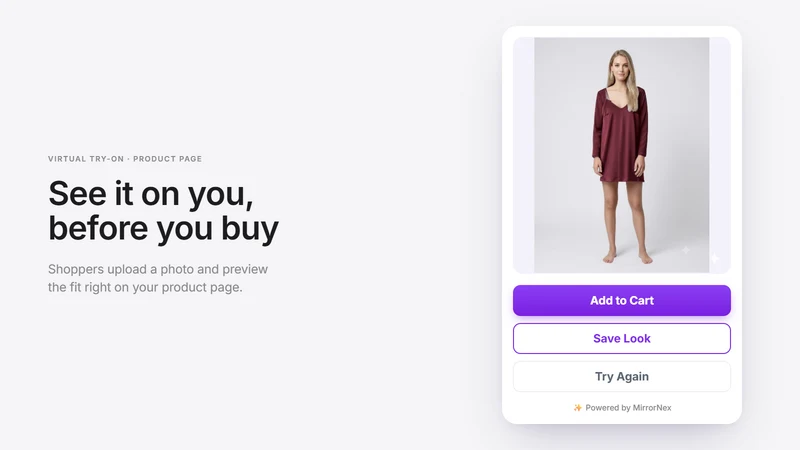 MirrorNex: AI Fashion Try‑On