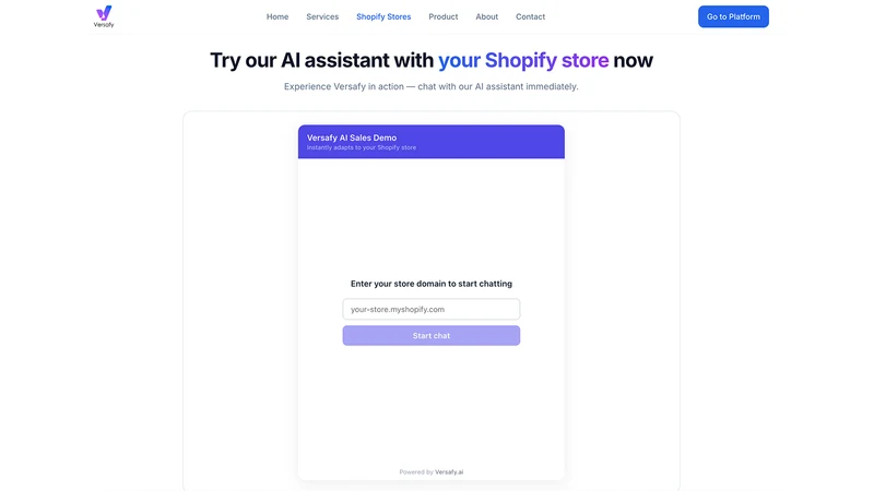 Versafy: AI Chat & Analytics