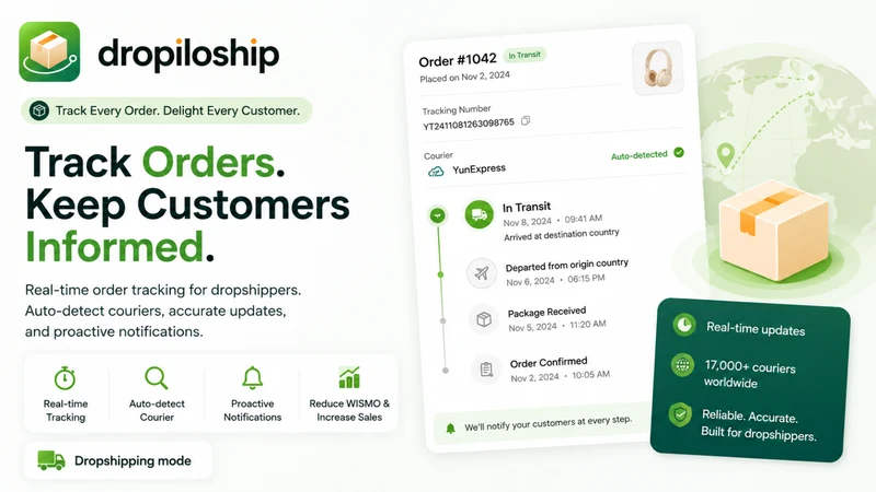 Dropiloship : Order Tracking